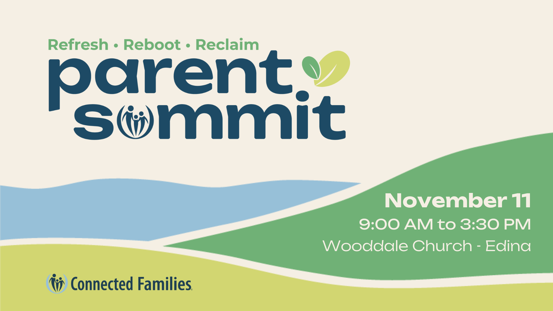 Connected Families Parent Summit at Wooddale Church Edina Campus image