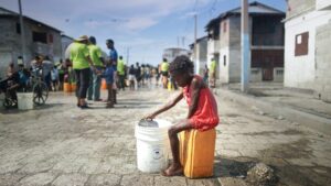 Child in street