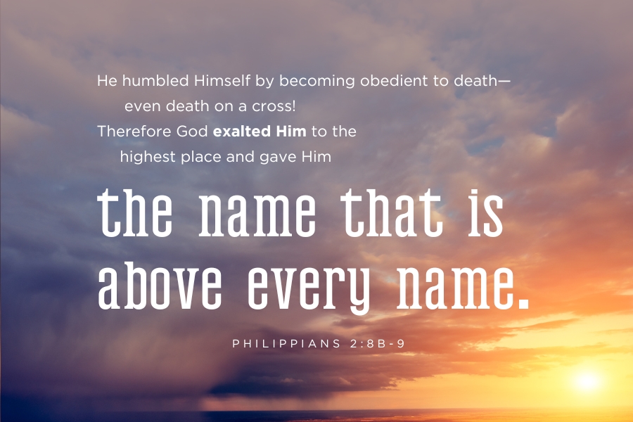 Philippians 2:8b-9